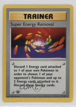Super Energy Removal Shadowless 1st Ed. Pokemon Base Set #79 1999 - Image 1