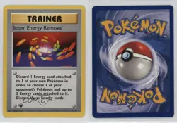 Super Energy Removal Shadowless 1st Ed. Pokemon Base Set #79 1999 - Image 3