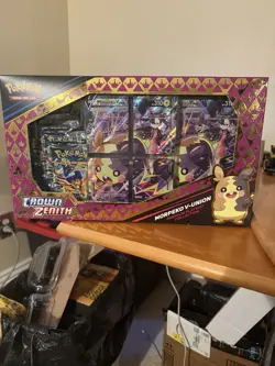 Pokemon TCG Crown Zenith Morpeko V-Union Premium Playmat Collection Sealed - Image 1