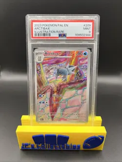 2023 POKEMON PAL EN-PALDEA EVOLVED ILLUSTRATION RARE #209 ARCTIBAX PSA 9 - Image 1