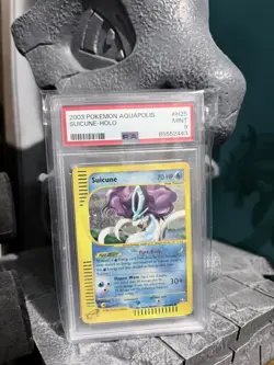 2003 POKEMON AQUAPOLIS #H25 SUICUNE-HOLO PSA 9 - Image 1