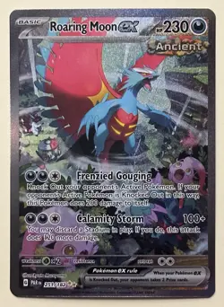 Pokemon TCG Roaring Moon EX 251/182 Paradox Rift SIR English 2023 - Image 1