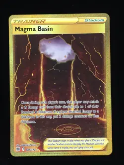 Magma Basin (Secret) 185/172 Pokemon SWSH09: Brilliant Stars NM 🔥 - Image 1