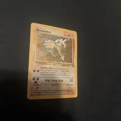 Pokemon TCG - Hitmonlee 7/62 Fossil Holo Rare WOTC 1999 - Image 2