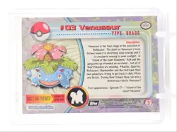 VENUSAUR 1999 TOPPS POKEMON TV SERIES 1 BLACK LABEL #03 Q1300 - Image 2
