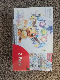 Pokemon TCG Prismatic Evolutions ETB with Booster Bundle Costco 2-Pack Sealed - Image 1