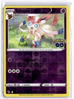 Sylveon 035/078 Reverse Holo Pokemon Pokemon GO NM - Image 1