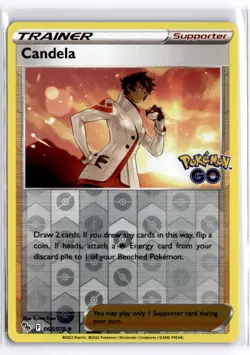 Candela 065/078 Reverse Holo Pokemon Pokemon GO NM - Image 1