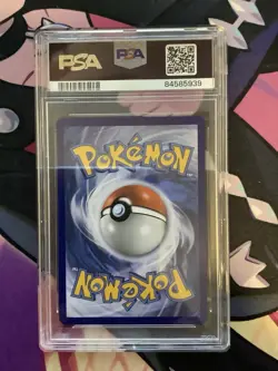 2019 POKEMON SUN & MOON TEAM UP SECRET #186 FULL ART/GENGAR & MIMIKYU GX PSA 9 - Image 2