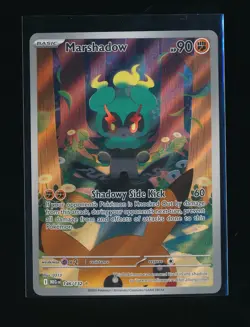 MARSHADOW 146/132 ILLUSTRATION RARE MEGA EVOLUTION HOLO 2025 POKEMON TCG - Image 1