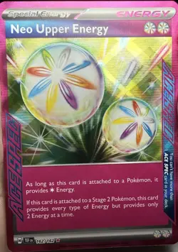 Neo Upper Energy 162/162 Ace Spec - Temporal Forces - Pokemon TCG - Image 2