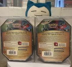Pokemon Sealed Legends Of Kalos Tin Set (2) Xerneas Yveltal EX - Image 2