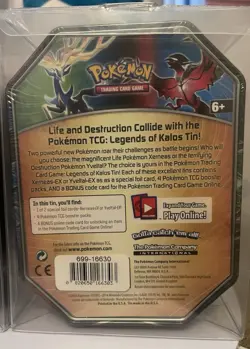 Pokemon Sealed Legends Of Kalos Tin Set (2) Xerneas Yveltal EX - Image 3