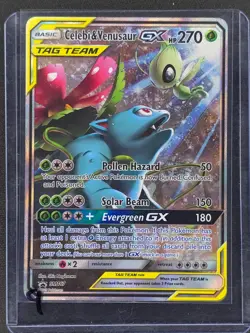 Celebi Venusaur GX SM167 Pokemon Sun Moon Promo 2019 LP 🔥🔥🔥 - Image 3