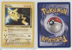 Pokemon The First Movie - Pikachu WOTC Black Star #4 1999 - Image 3