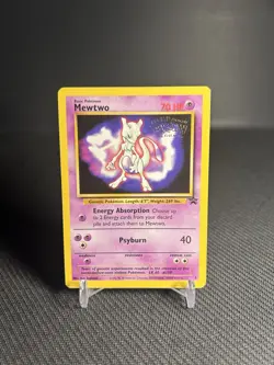 Pokemon TCG Mewtwo (Movie Promo) 3 Wotc Promo Regular MP - Image 1