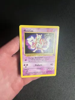 Pokemon TCG Mewtwo (Movie Promo) 3 Wotc Promo Regular MP - Image 5