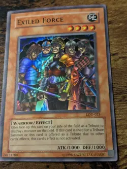 YU-GI-OH EXILED FORCE LOD-023 UNLIMITED LP SUPER RARE - Image 1