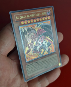 Yu-Gi-Oh! Red Dragon Archfiend/Assault Mode (CRMS-EN004), ULTIMATE RARE, 1st ED - Image 2