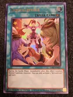 YGO-1x Damaged -Arrivalrivals - LART-EN027 - Ultra Rare - Limited Edition-Yu-Gi - Image 1