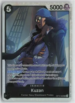One Piece TCG Kuzan SR OP10-082 Royal Blood English - Image 1