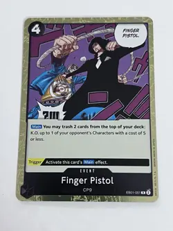 Finger Pistol Foil Premium Booster The Best Vol. 2 One Piece CCG - Image 3