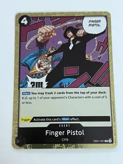 Finger Pistol Foil Premium Booster The Best Vol. 2 One Piece CCG - Image 5