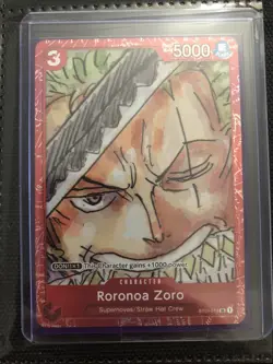 Roronoa Zoro (Premium Card FILM RED Edition-) ST01-013 Promo - One Piece - NM - Image 1