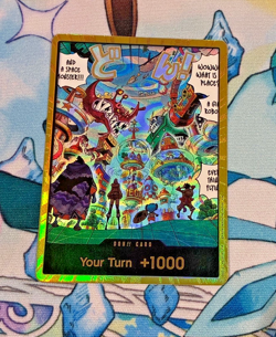 OP14 Don!! Egghead Crisis - Gold - One Piece TCG - ENGLISH - Image 1