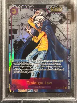 One Piece OP-05 Trafalgar Law Manga PSA 10 Awakening of the New Era #069 GEM! - Image 3