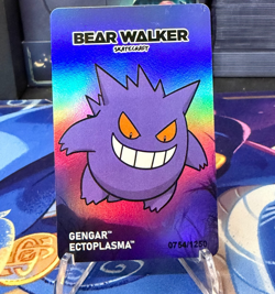 2025 POKEMON CENTER X BEAR WALKER COLLECTION CARD GENGAR 754/1250 - Image 1
