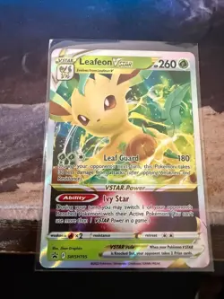 Leafeon VSTAR SWSH195 SWSH: Sword & Shield Promo Cards Holo - Image 1