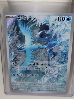 2025 Pokemon TCG SV09: Journey Together Illustration Rare Articuno card #161/159 - Image 1