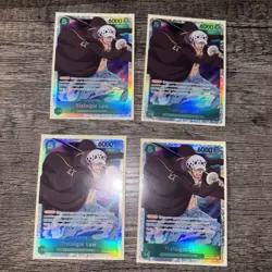 X4 One Piece Card Game Romance Dawn SR OP01-047 Trafalgar Law - PRE-ERRATA - Image 1