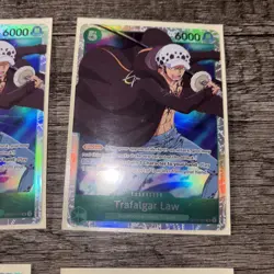 X4 One Piece Card Game Romance Dawn SR OP01-047 Trafalgar Law - PRE-ERRATA - Image 3