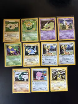 1st Edition Neo Genesis Pokemon Card Lot - Commons/Uncommons - Image 1