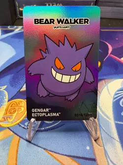 2025 POKEMON CENTER X BEAR WALKER COLLECTION CARD GENGAR 316/1250 - Image 1