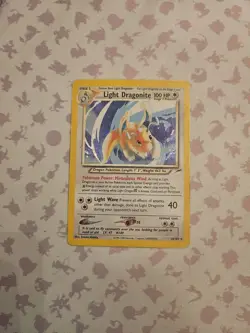 Pokemon TCG Light Dragonite Neo Destiny Holo Card 14/105 DMG - Image 1