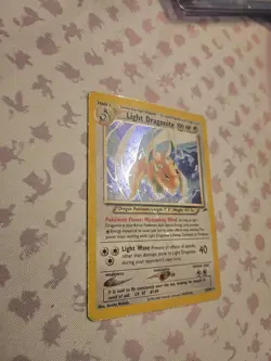 Pokemon TCG Light Dragonite Neo Destiny Holo Card 14/105 DMG - Image 2