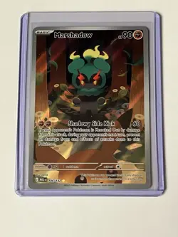 Pokemon TCG Mega Evolutions Marshadow IR Illustration Rare Card Pikachu 146/132 - Image 1
