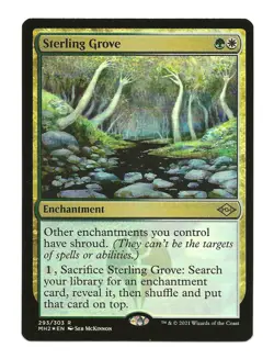 Sterling Grove MTG Foil Enchantment Card Modern Horizons 2 Foil 1x NM - Image 1