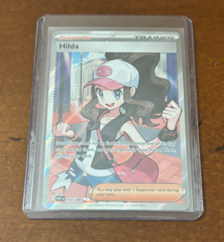 Hilda 164/086 Full Art Ultra Rare White Flare Holo Pokemon TCG Card - Image 1
