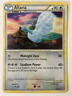 ALTARIA 2/102 HGSS Triumphant *HOLO SWIRL*RARE 1X Pokemon card NM - Image 4