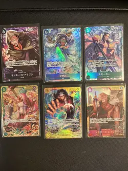 One Piece Japanese Card Lot Of 6 - Image 1