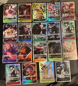 One Piece Japanese SR Card Lot - Image 1