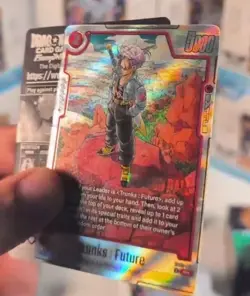 Trunks : Future SB02-010 Alternate Art Manga Booster 02 Dragon Ball Card English - Image 3