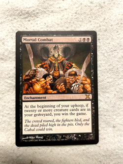 Magic Gathering cards Mortal Combat NM Must see Tenth Edition Take a look!!! - Image 1