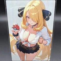 Cynthia Anime Waifu Card Doujin ACG Goddess Holo - Image 1