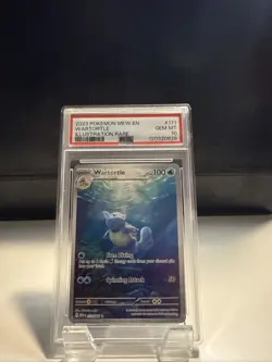 Pokemon Card Wartortle 171/165 SV Scarlet & Violet 151 Holo PSA 10 - Image 1