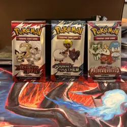 Pokemon Card Fun Pack Lot Destined Rivals Journey Together Paldea Evolved - Image 1